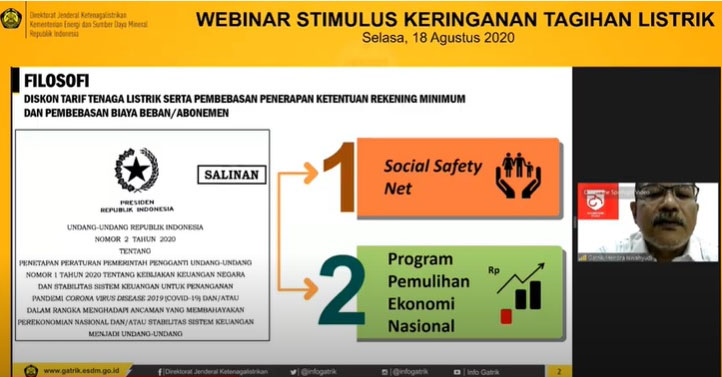 Stimulus Keringanan Tagihan Listrik.