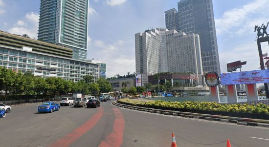 Bundaran HI jalan Thamrin Jakarta
