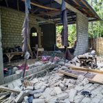 Kerusakan akibat kempa di Kabupaten Kepulauan Talaud Sulawesi Utara (Foto - BPBD Kabupaten Talaud)
