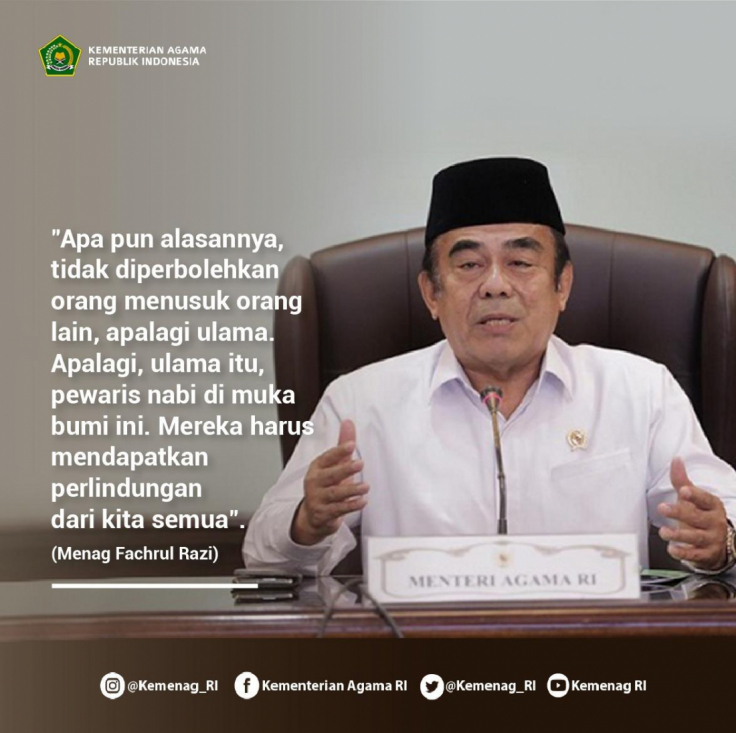 Menteri Agama Fachrul Razi