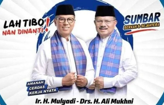 Paslon Pilgub Sumbar Mulyadi - Mukhni