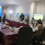 BNPB saat jumpa pers penggunaan Tower 5 Wisma Atlet untuk perawatan pasien covid-19.