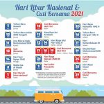 Daftar libur nasional dan cuti bersama 2021
