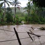 Banjir Rusak Jembatan di Kabupaten Buru, Maluku.