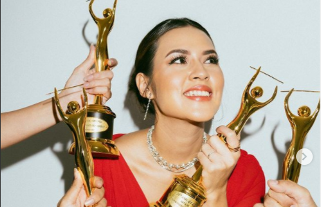 Raisa Tulis Begini Setelah Borong AMI Awards 2021