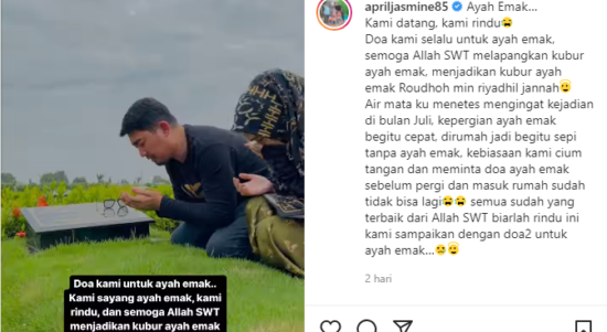 April Jasmine Tuai Sindiran Warganet, Ini Sebabnya