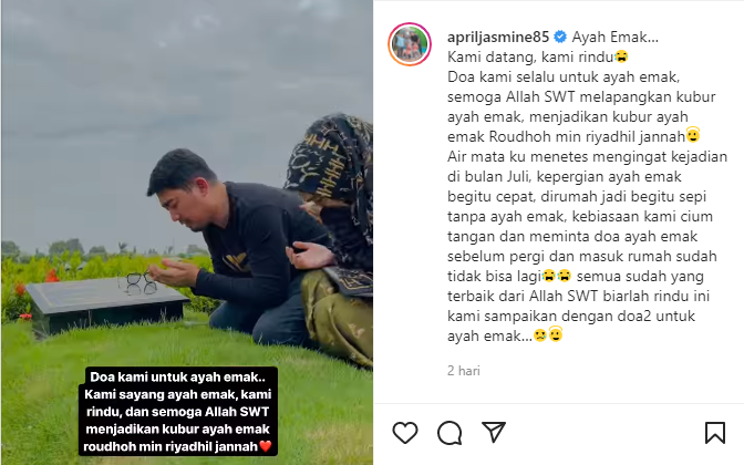April Jasmine Tuai Sindiran Warganet, Ini Sebabnya