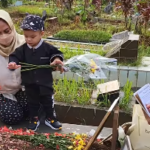Gala Sky Kunjungi Makam Vanessa Aggel & Bibi Andriansyah
