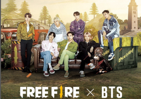 BTS Jadi Brand Ambasador Free Fire Global
