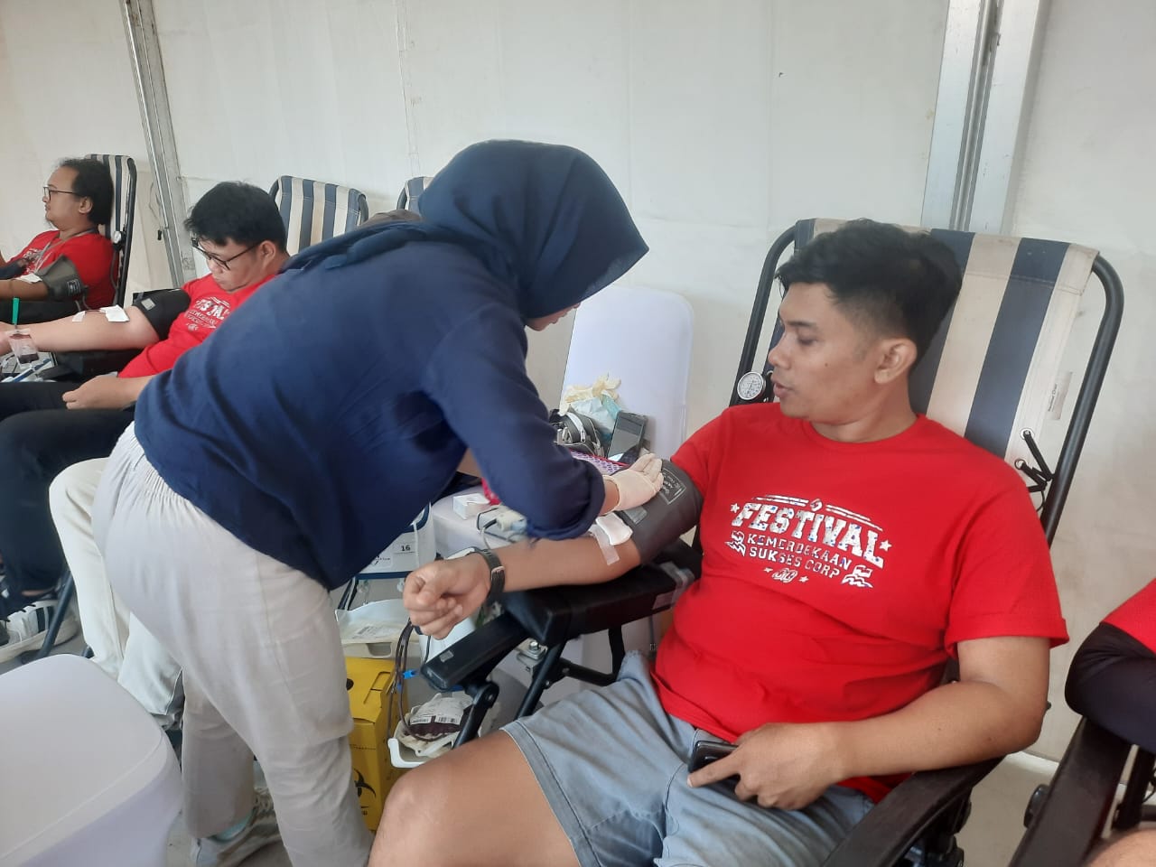Bersama PT Sukses Corp International dan Yayasan Hidup Baru, PDDI DKI Jakarta gelar Donor Darah Festival Kemerdekaan RI ke- 80 di JIS