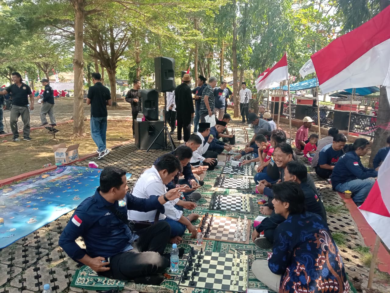 HUT RI ke-80, SMSI Indramayu Sukses Gelar Turnamen Catur Antar Media se Kabupaten