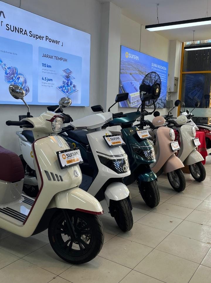 SUNRA Resmi Hadir di Samarinda, Dorong Era Kendaraan Listrik Ramah Lingkungan di Kaltimtara
