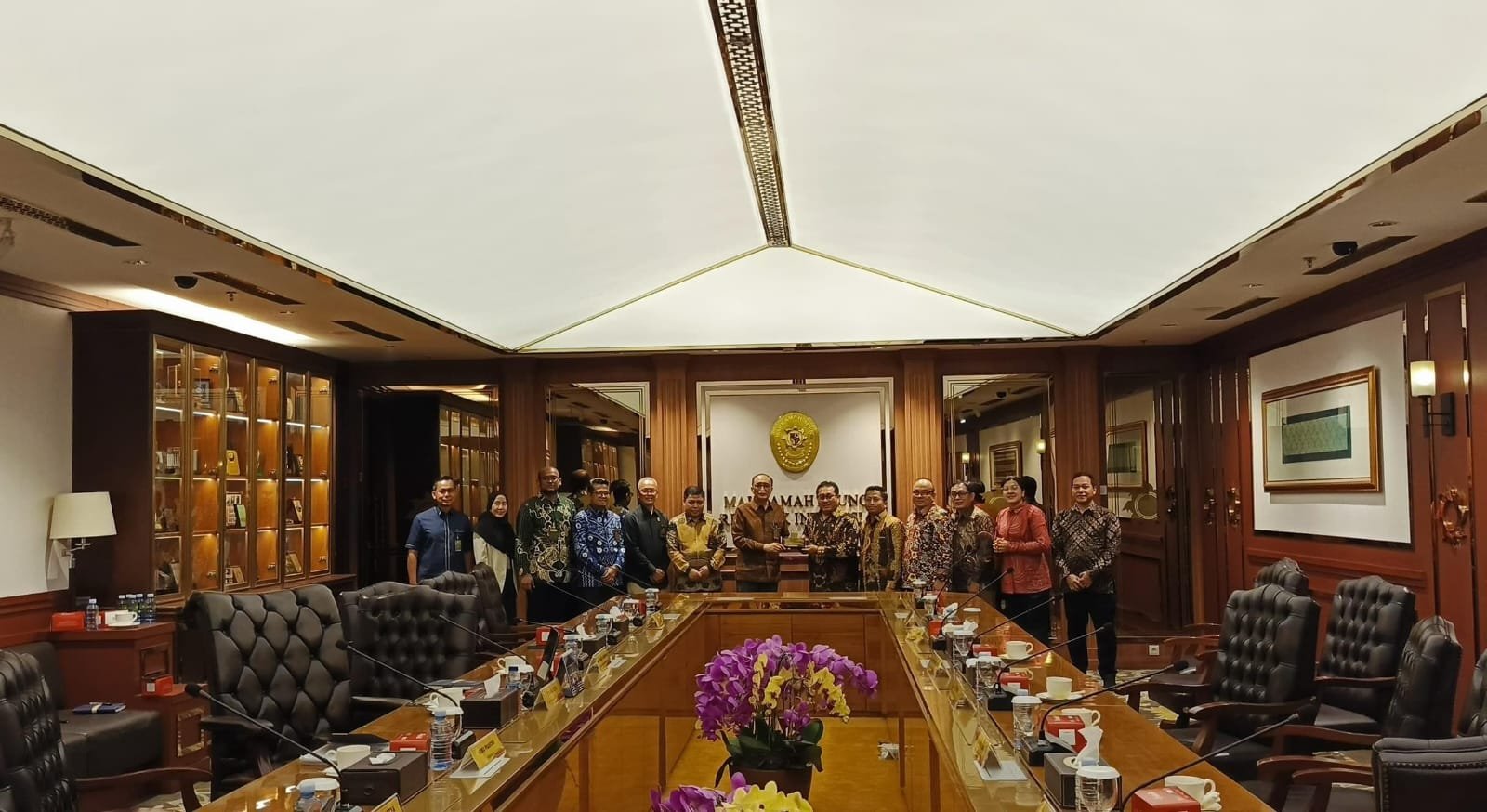 Ketua MA Terima Audiensi SMSI Bahas Budaya Mediasi