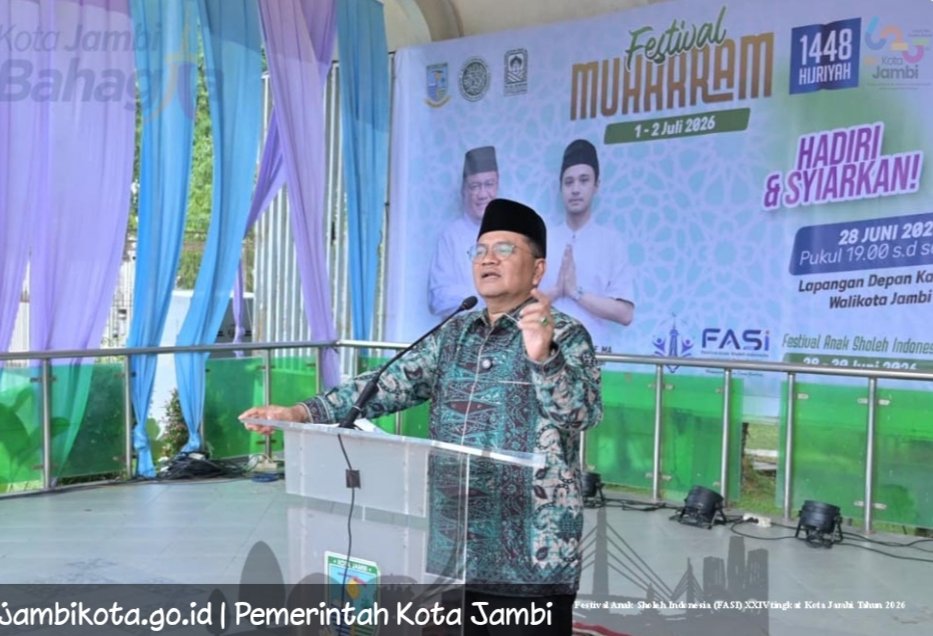 Buka FASI XXIV, Wali Kota Jambi Dorong Dakwah Berkonsep Kreatif, Dekat Dengan Komunitas Generasi Muda