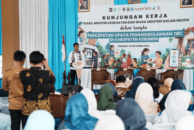 Wamendagri Wiyagus Dorong Percepatan Pembentukan Desa Siaga Tuberkulosis di Kebumen