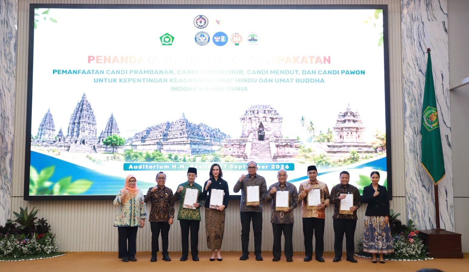 Empat Candi Indonesia Bisa Dimanfaatkan Layanan Ibadah Umat Hindu dan Buddha Dunia