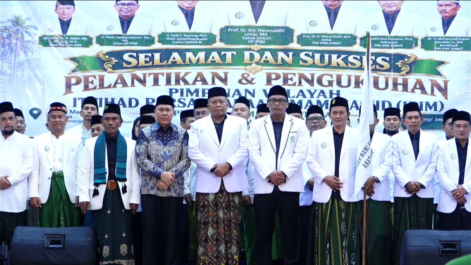 Lantik IPIM Sumut, Menag: Imam Masjid Berperan Penting bagi Terciptanya Harmoni Sosial
