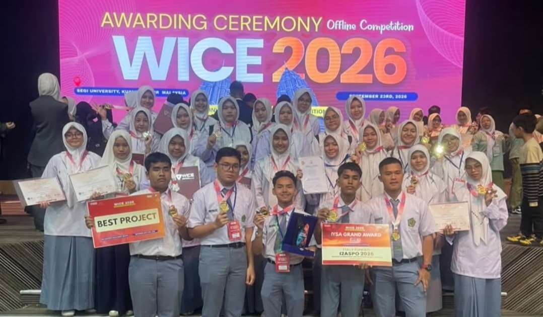 MAN 1 Medan Borong Lima Medali WICE 2026 Malaysia